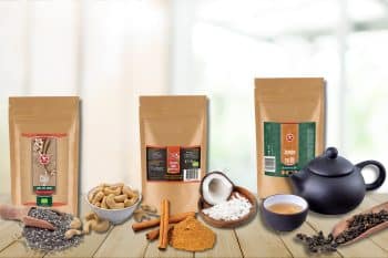 Thé, nourriture et épices