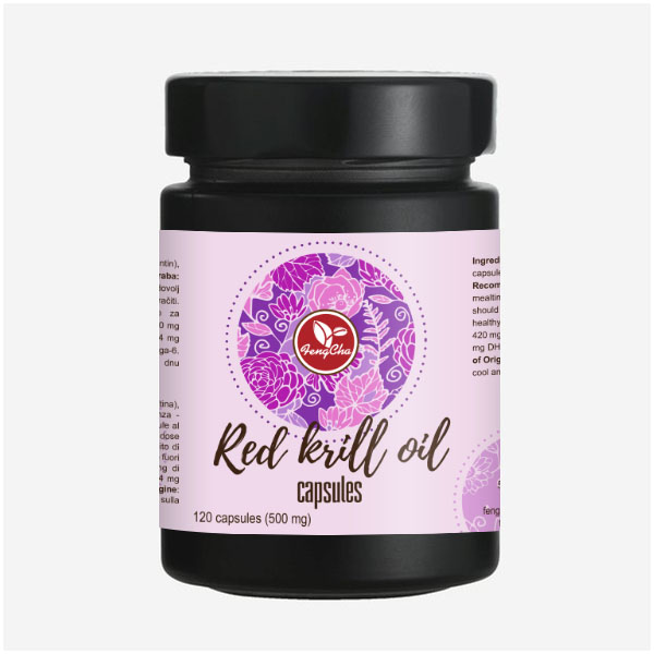 Red krill oil capsules 120 pcs